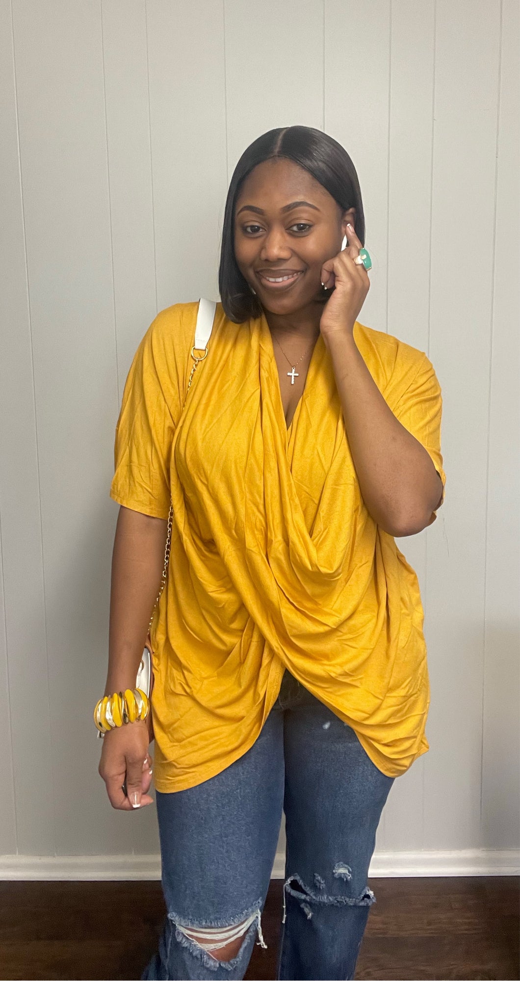 Twisted Top (Mustard)