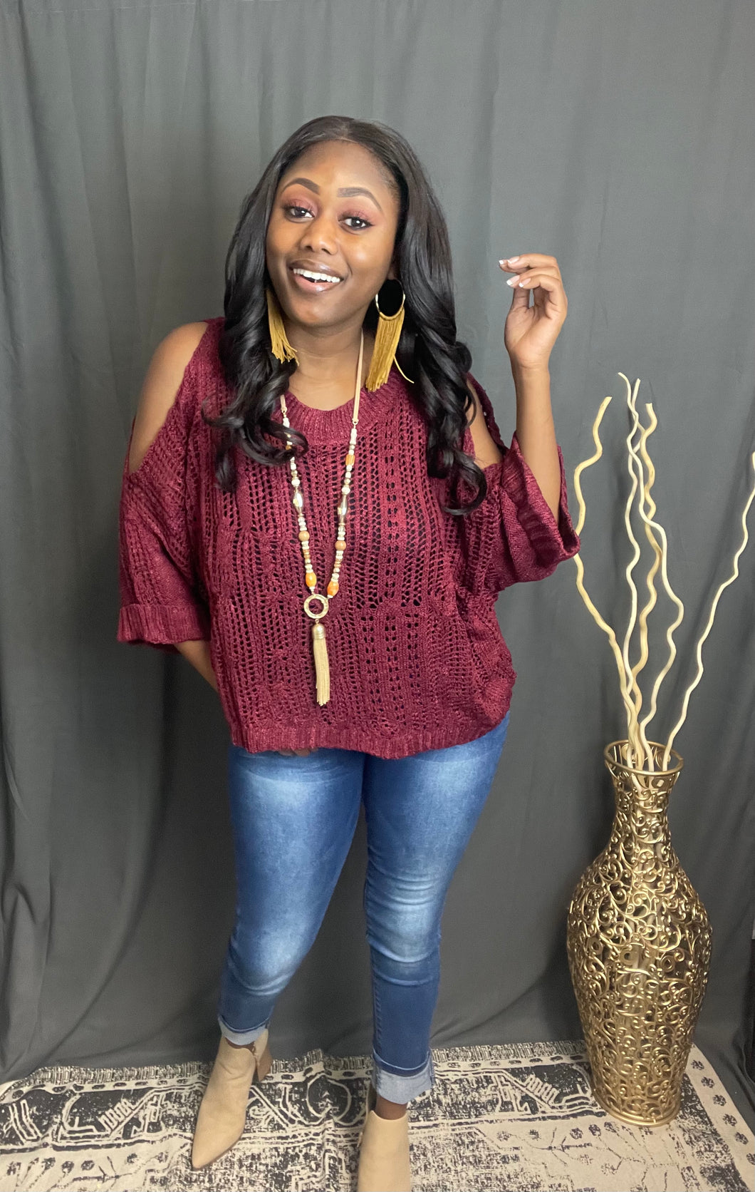 Bold in Burgundy